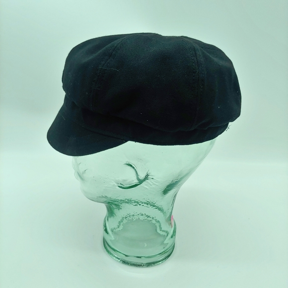 LF | black wool plaid lined conductor cap L/XL main image 7